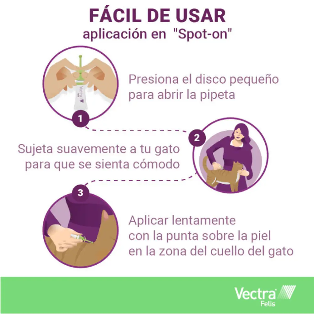 Vectra Felis Pipetas Antiparasitarias para Gatos - Image 7